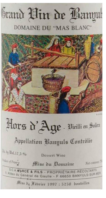 Mas Blanc (Parce) Banyuls Sostrera Hors d'Age NV 375ml