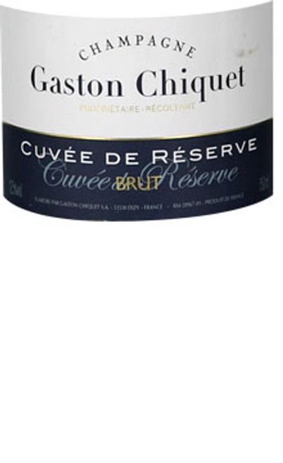 Chiquet/Gaston Brut Champagne Cuvée de Réserve NV