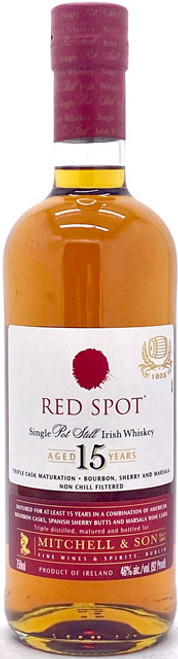 Red Spot 15 Year Old Single Pot Still Irish Whiskey
