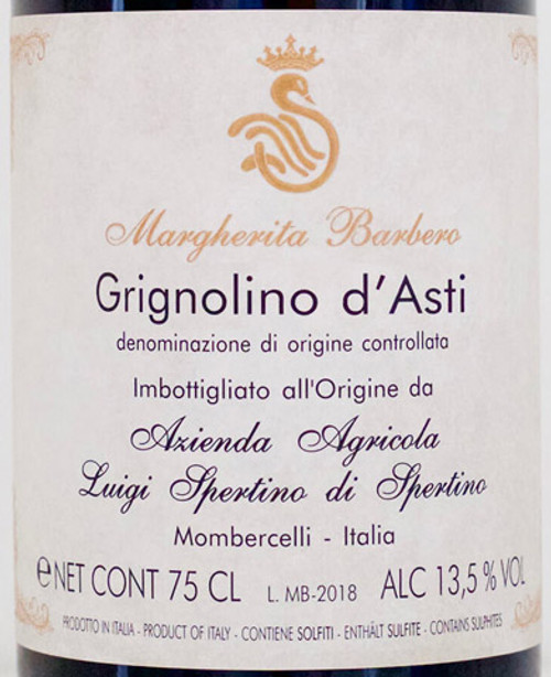 Spertino/Luigi Grignolino d'Asti Margherita Barbero 2020