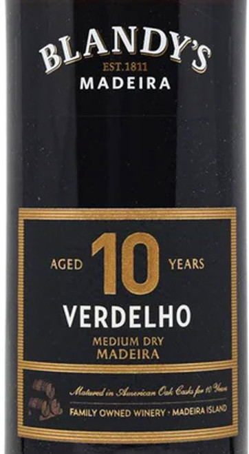 Blandy's 10 Year Verdelho Madeira NV 500ml