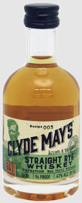 Clyde May's Straight Rye Whiskey 50ml