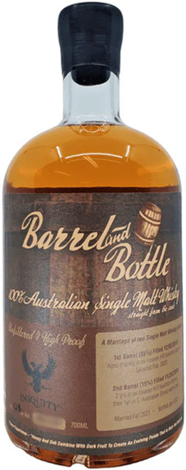 Barrel and Bottle Austrailian Single Malt Whisky (52% ABV) 700ml