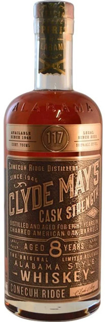 Clyde May's 8 Year Cask Strength Alabama Style Whiskey