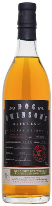 Doc Swinson's Alter Ego Rye Whiskey in Rum Casks