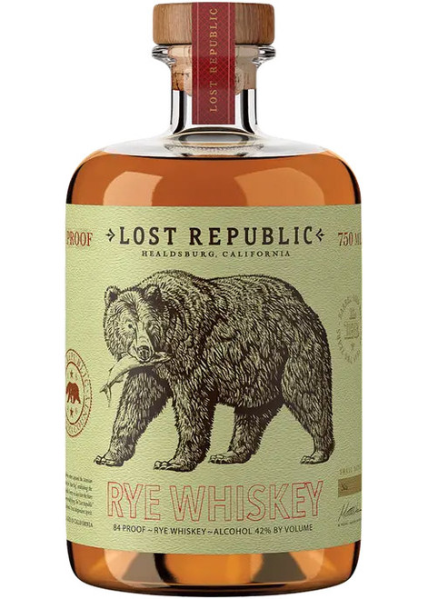 Lost Republic Rye Whiskey (90 proof)