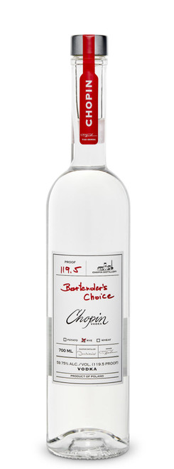 Chopin Bartender's Choice Rye Vodka (119.5 proof) 700ml