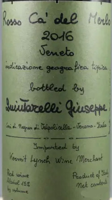 Quintarelli Ca' del Merlo Rosso Veneto 2016 1.5L