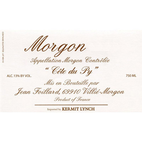 Foillard/Jean Morgon Côte du Py 2022