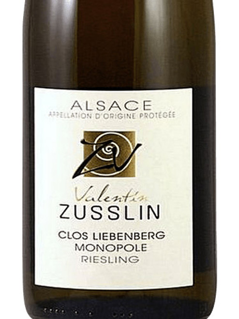 Valentin Zusslin Riesling Alsace Clos Liebenberg 2016