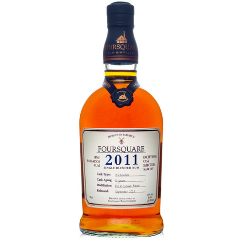 Foursquare Exceptional Cask Selection 12 Year Rum (120 proof) 2011