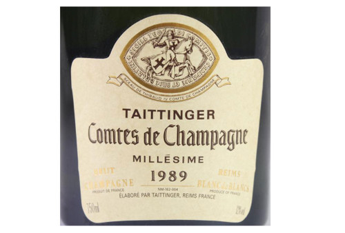 Taittinger Brut Blanc de Blancs Comtes de Champagne 1989