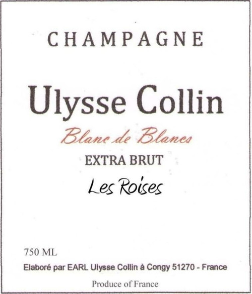 Ulysse Collin Extra Brut BdB Champagne Roises (2015, 48mos) NV