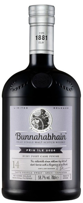 Bunnahabhain 14 Year Feis Ile Single Malt Scotch Whisky 2024 700ml
