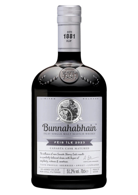 Bunnahabhain Feis Ile Canasta Cask Single Malt Scotch Whisky 2023 700ml