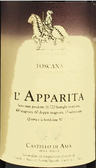 Castello di Ama Vigna l'Apparita 2021