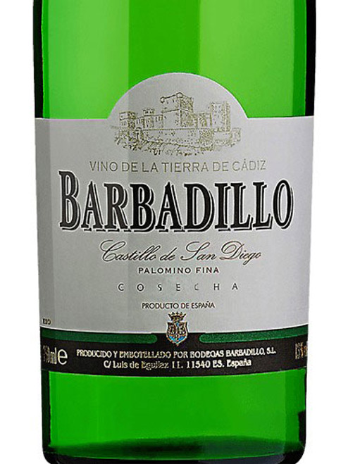 Barbadillo Blanco Vino de la Tierra de Cádiz Castillo San Diego 2023