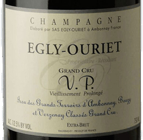 Egly-Ouriet Extra Brut Champagne V.P. Vieillissement Prolongé NV 1.5L