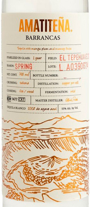 Amatitena Barrancas Tequila (55% ABV) 700ml