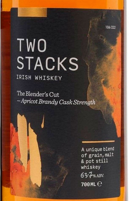 Two Stacks Apricot Brandy Cask Strength Irish Whiskey (127 proof)