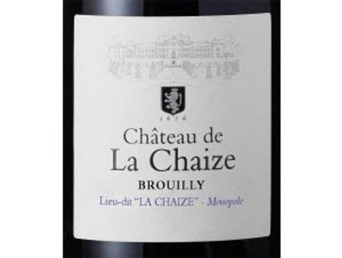 Château de la Chaize Brouilly Lieu-dit La Chaize monopole 2022