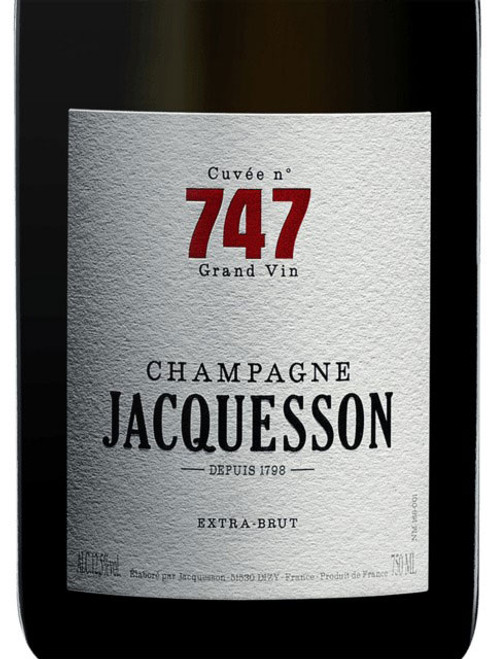 Jacquesson Extra Brut Champagne Cuvée 747 NV