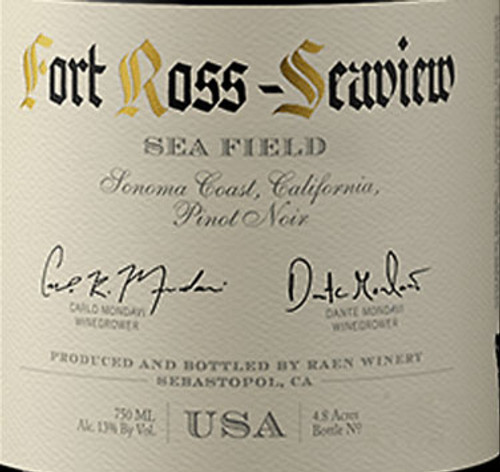 RAEN Pinot Noir Sonoma Coast Fort Ross-Seaview Sea Field 2023