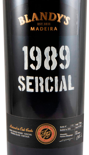 Blandy's Sercial Madeira 1989
