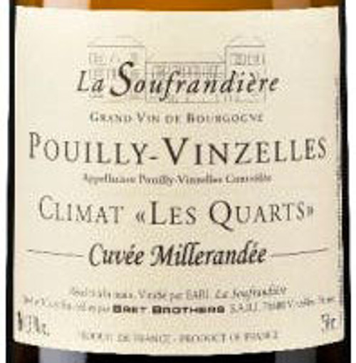 La Soufrandière Pouilly-Vinzelles Les Quarts Cuvée Millerandée 2022