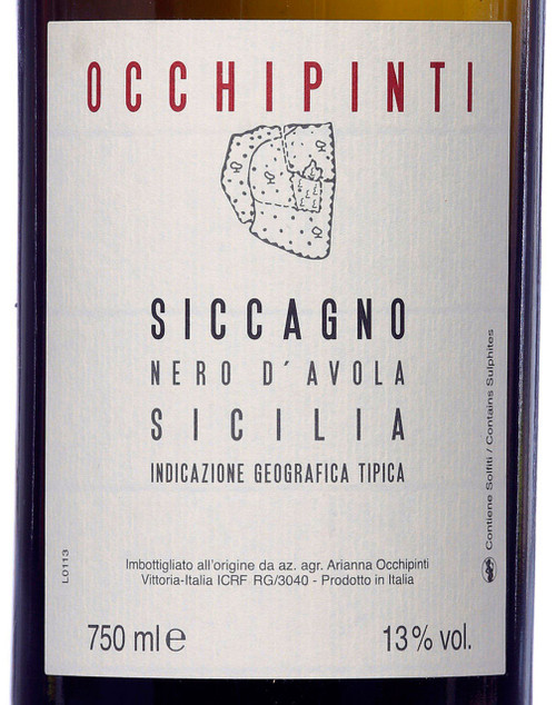 Occhipinti Nero d'Avola Terre Siciliane Siccagno 2022