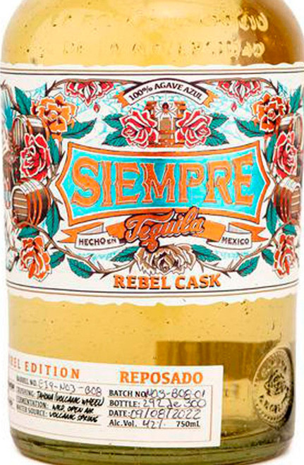 Siempre Rebel Cask Single Barrel Reposado Tequila