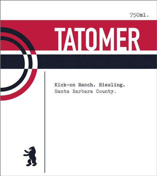 Tatomer Riesling Santa Barbara County Kick-On Ranch Clone 239 2021