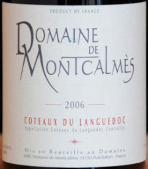 Montcalmes Coteaux du Languedoc 2006