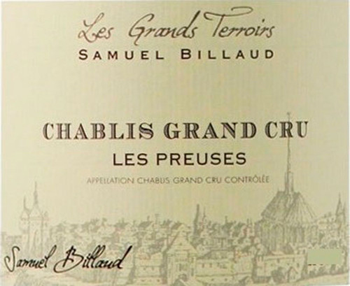Billaud/Samuel Chablis Les Preuses Grand Cru 2023