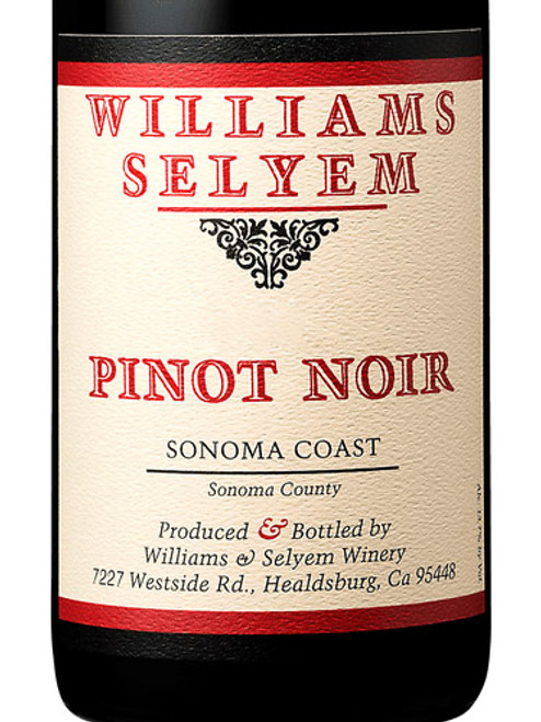 Williams-Selyem Pinot Noir Sonoma Coast 2022