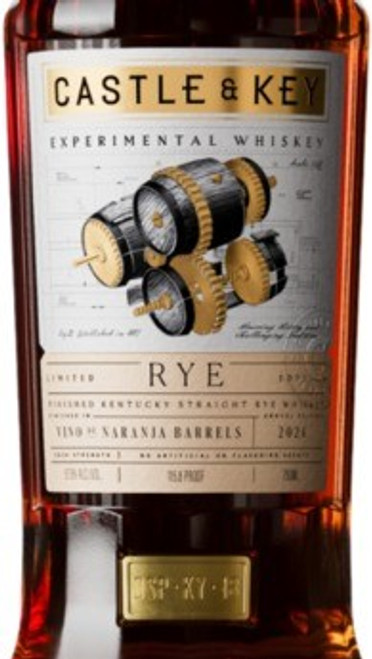 Castle & Key Vino de Naranja Experimental Rye Whiskey (115.8 proof)